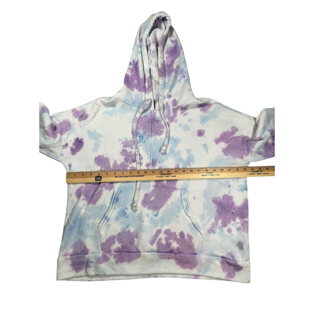 Free People Movement Work it Out Hoodie Womens L Tie Dye Pullover Athleisure - Picture 5 of 8